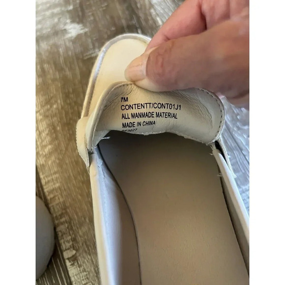 MADDEN GIRL MANORR LUG LOAFERS NATURAL/IVORY SZ 7 MEDIUM Chunky - Picture 7 of 7